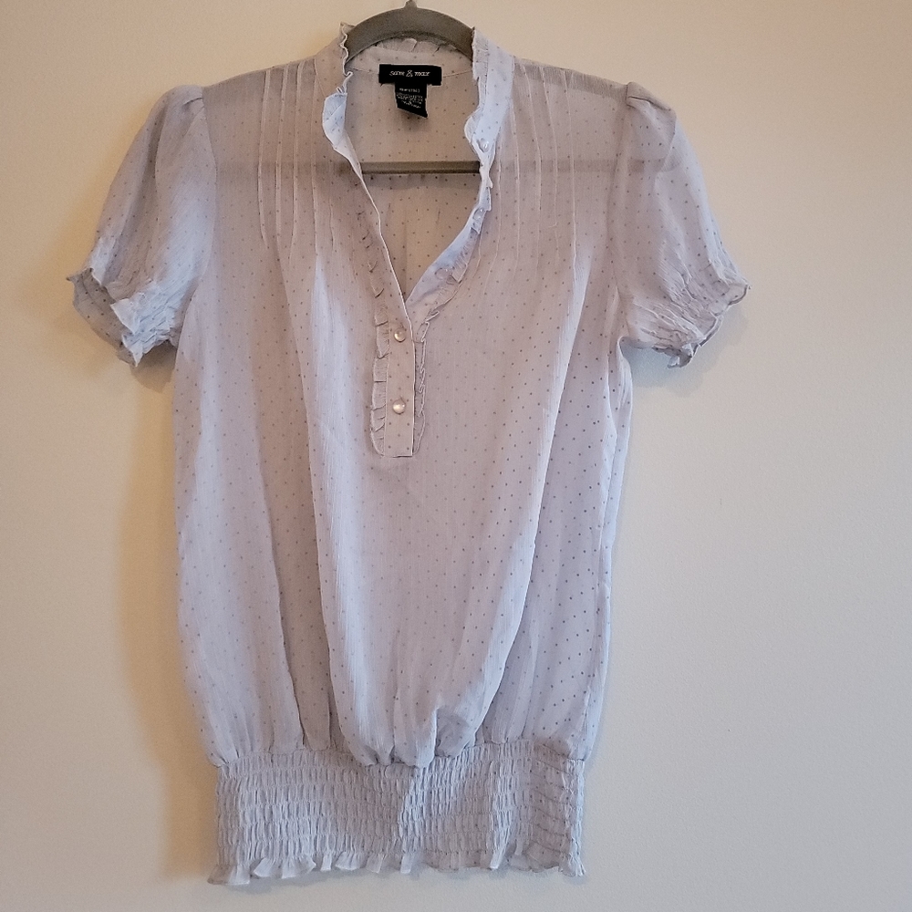 Sam & Max small blue blouse